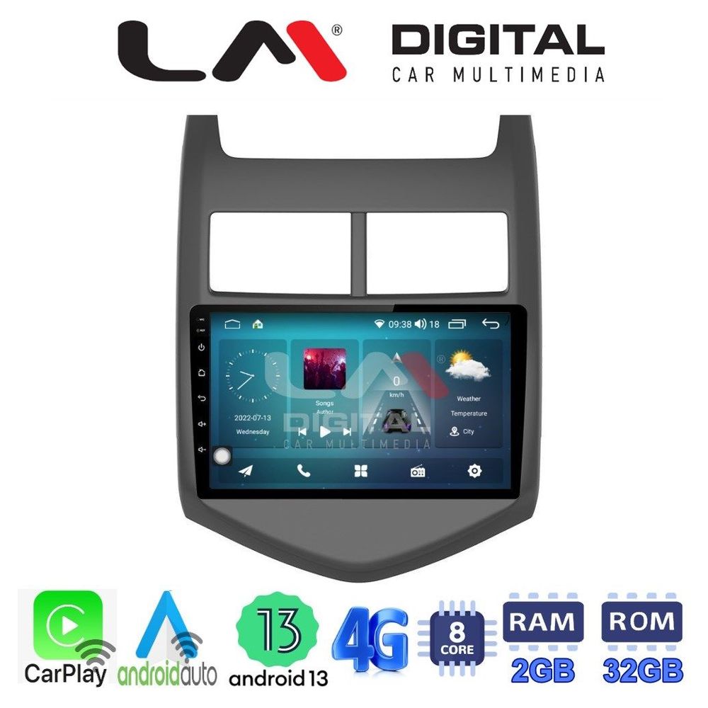 LM Digital - LM ZR8107 GPS Οθόνη OEM Multimedia Αυτοκινήτου για CHEVROLET AVEO 2012> (CarPlay/AndroidAuto/BT/GPS/WIFI/GPRS)
