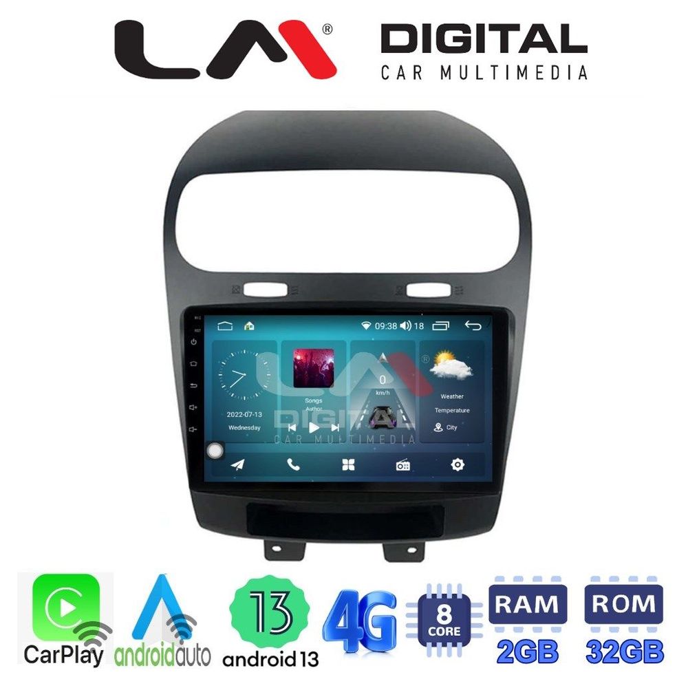LM Digital - LM ZR8261 GPS Οθόνη OEM Multimedia Αυτοκινήτου για Fiat Freemont 2008> (CarPlay/AndroidAuto/BT/GPS/WIFI/GPRS)