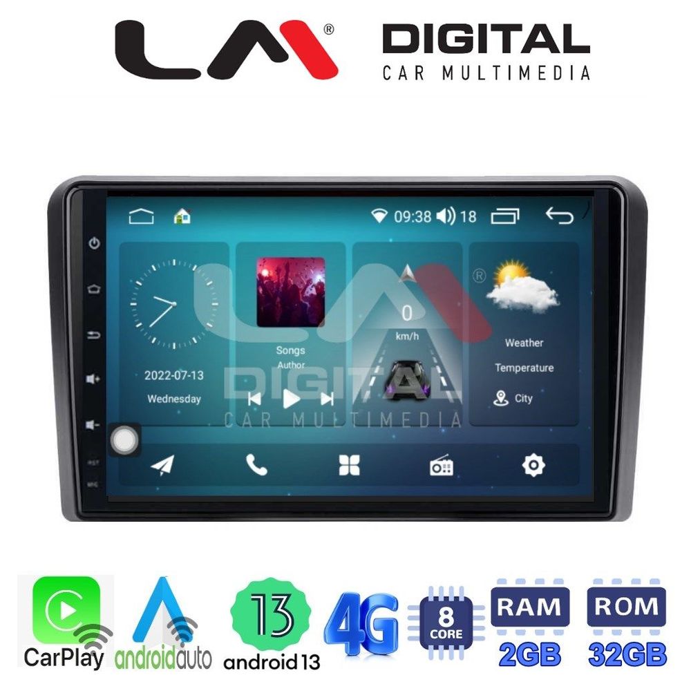 LM Digital - LM ZR8480 GPS Οθόνη OEM Multimedia Αυτοκινήτου για VW All (CarPlay/AndroidAuto/BT/GPS/WIFI/GPRS)