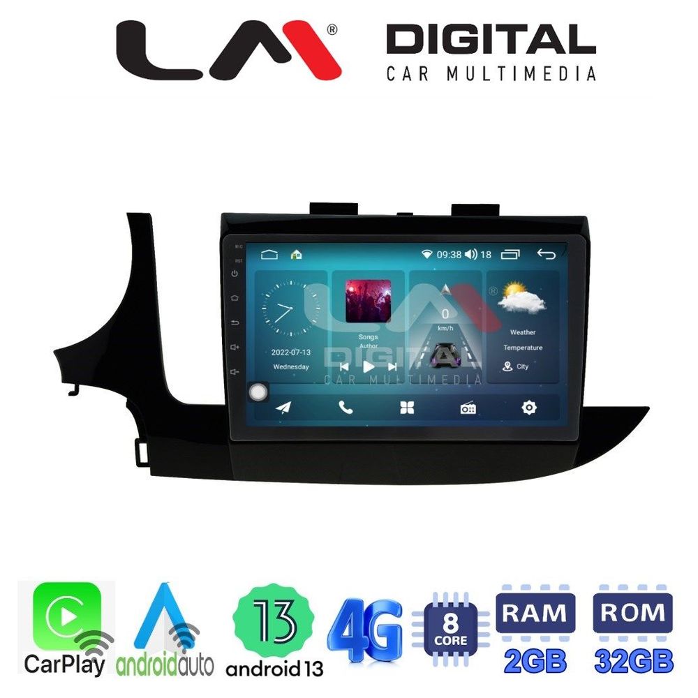 LM Digital - LM ZR8536 GPS Οθόνη OEM Multimedia Αυτοκινήτου για OPEL MOKKA 2016> (CarPlay/AndroidAuto/BT/GPS/WIFI/GPRS)
