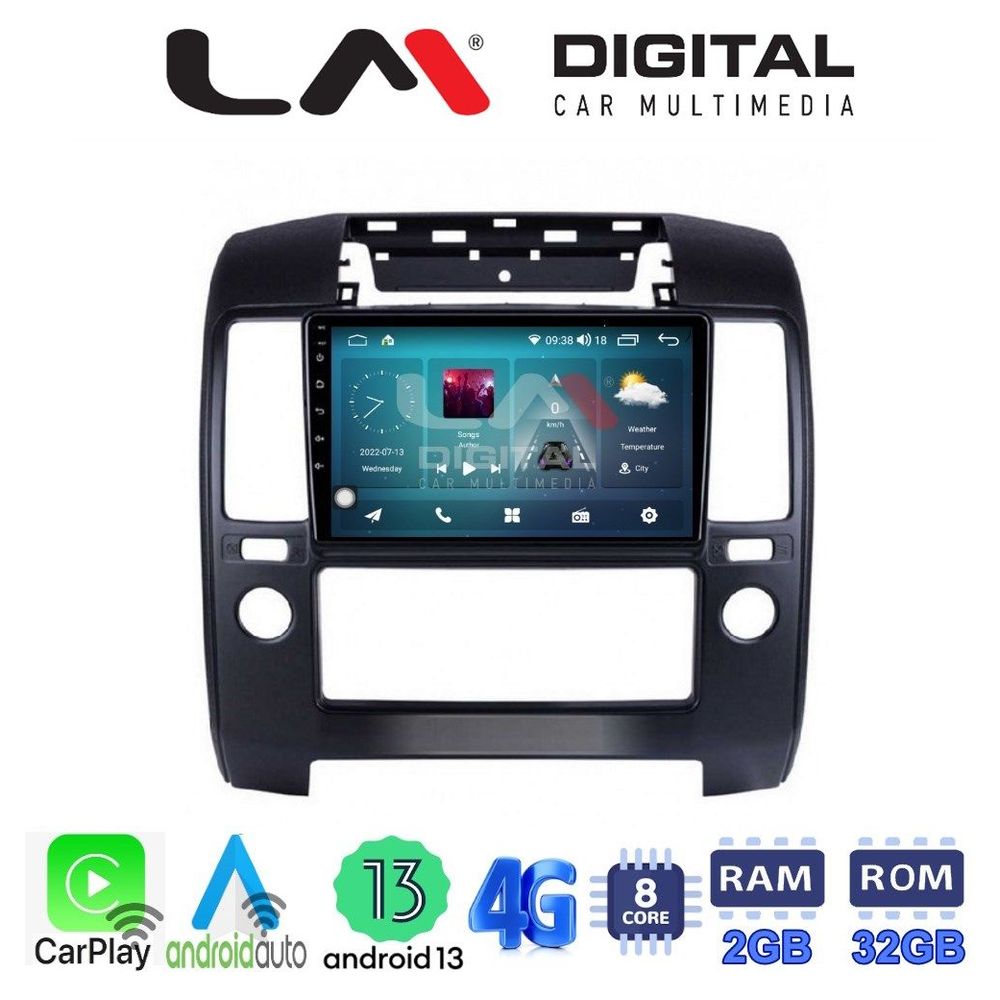 LM Digital - LM ZR8684 GPS Οθόνη OEM Multimedia Αυτοκινήτου για Nissan NV200 2009> (CarPlay/AndroidAuto/BT/GPS/WIFI/GPRS)