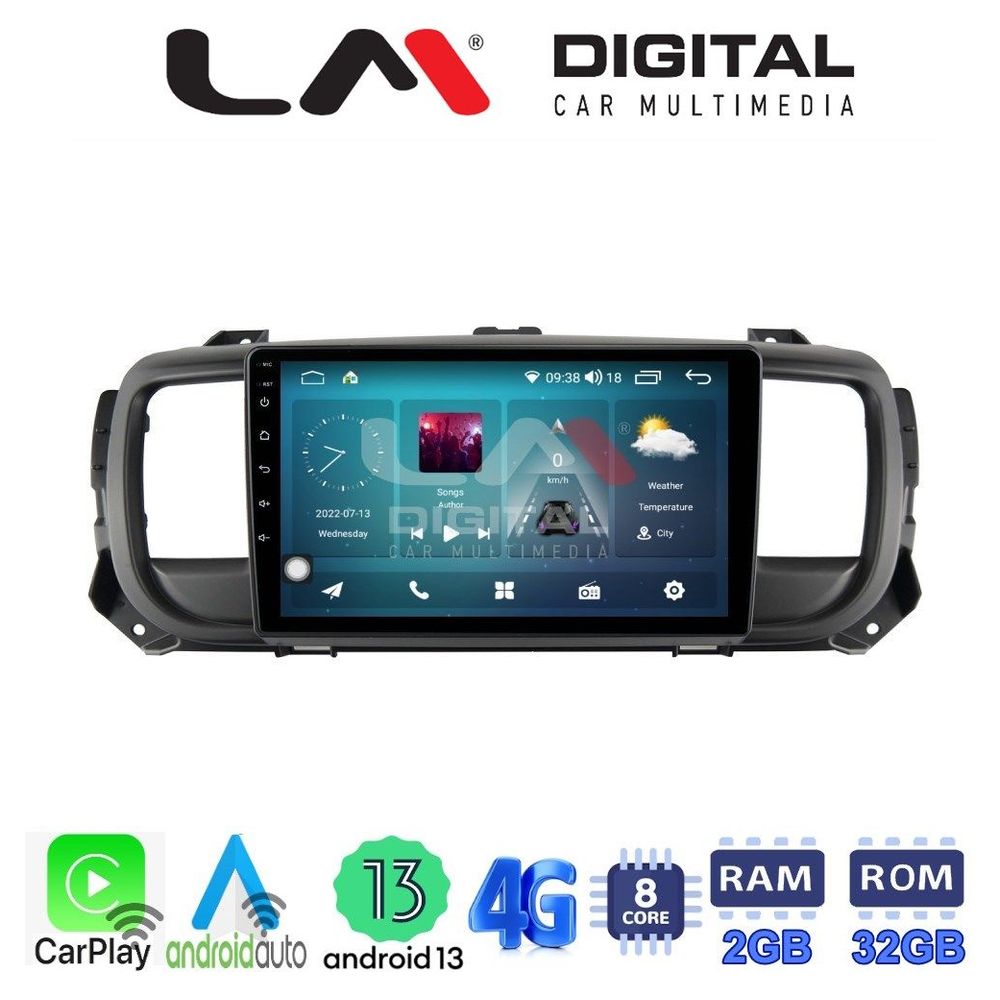 LM Digital - LM ZR8705 GPS Οθόνη OEM Multimedia Αυτοκινήτου για Citroën SpaceTourer 2016 >