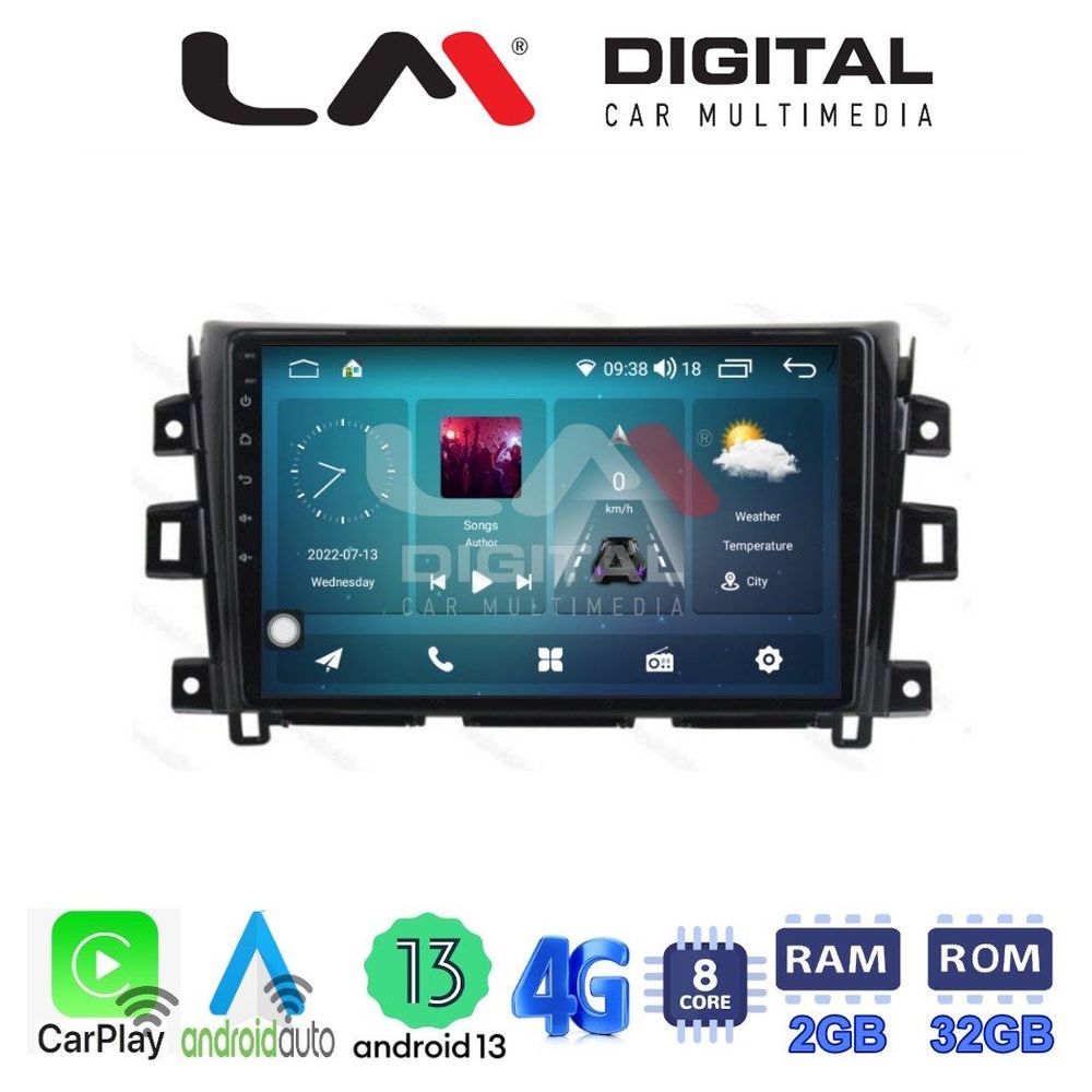 LM Digital - LM ZR8716 GPS Οθόνη OEM Multimedia Αυτοκινήτου για Nissan Navara D23 2016>   (CarPlay/AndroidAuto/BT/GPS/WIFI/GPRS)