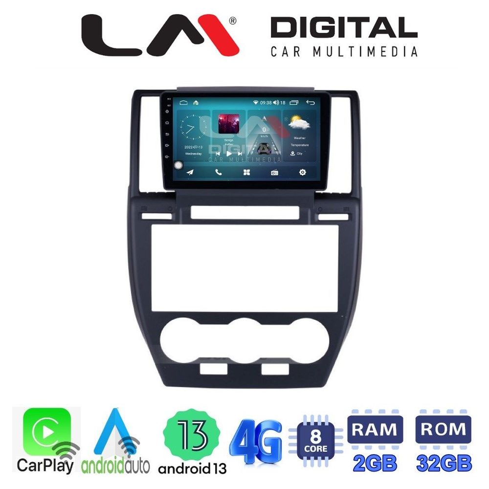 LM Digital - LM ZR8722 GPS Οθόνη OEM Multimedia Αυτοκινήτου για Land Rover Freelander II 2007 > 2013 (CarPlay/AndroidAuto/BT/GPS/WIFI/GPRS)