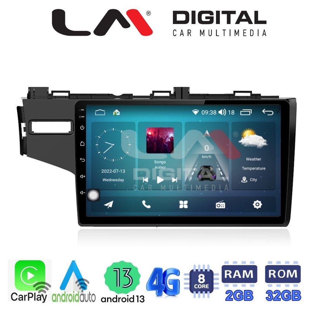 LM Digital - LM ZR8760 GPS Οθόνη OEM Multimedia Αυτοκινήτου για HONDA JAZZ 2013> (CarPlay/AndroidAuto/BT/GPS/WIFI/GPRS)