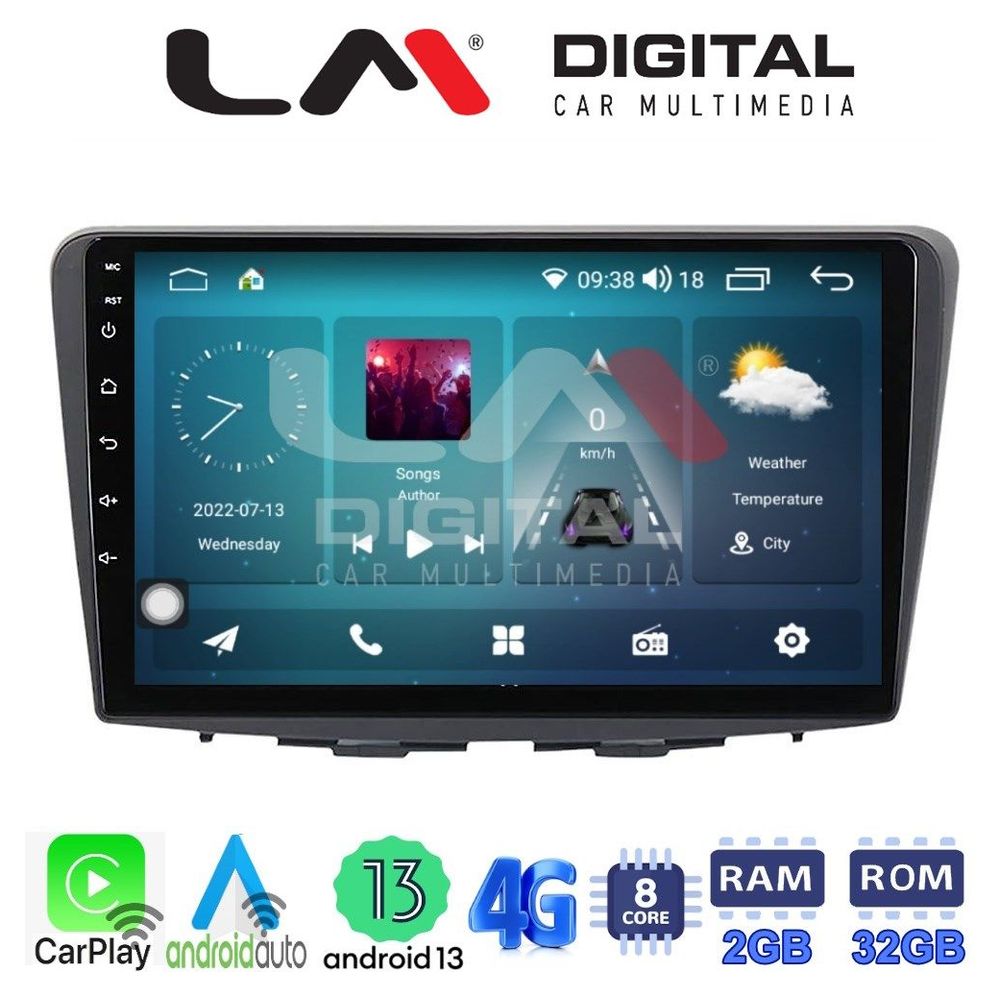 LM Digital - LM ZR8955 GPS Οθόνη OEM Multimedia Αυτοκινήτου για Suzuki Baleno 2015 > (CarPlay/AndroidAuto/BT/GPS/WIFI/GPRS)