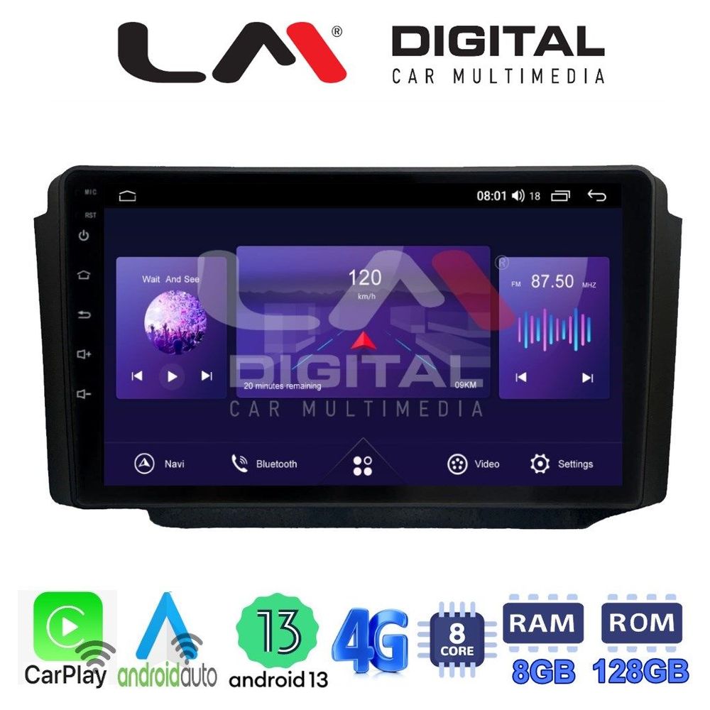 LM Digital - LM ZT8013 GPS Οθόνη OEM Multimedia Αυτοκινήτου για Ssangyong Rexton 2002>2006 (CarPlay/AndroidAuto/BT/GPS/WIFI/GPRS)