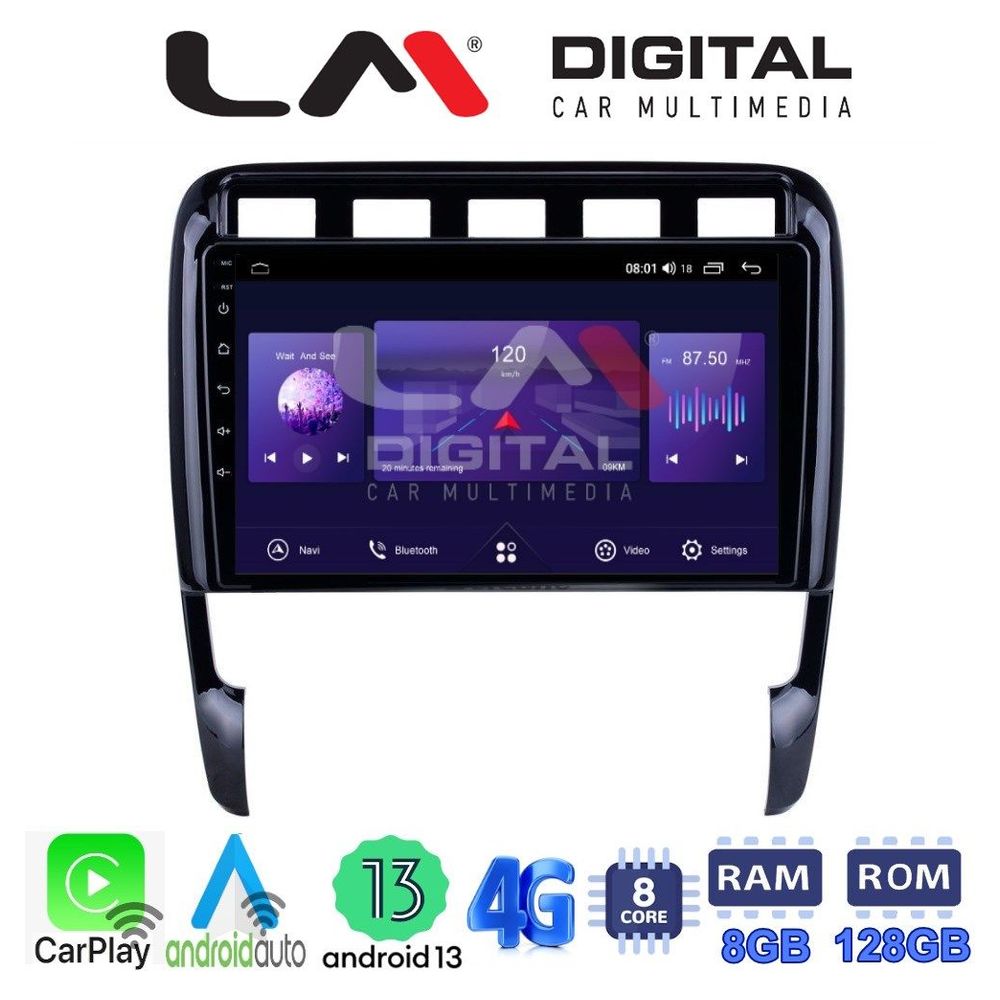 LM Digital - LM ZT8443 GPS Οθόνη OEM Multimedia Αυτοκινήτου για PORSCHE CAYENNE 2002>2011 (CarPlay/AndroidAuto/BT/GPS/WIFI/GPRS)