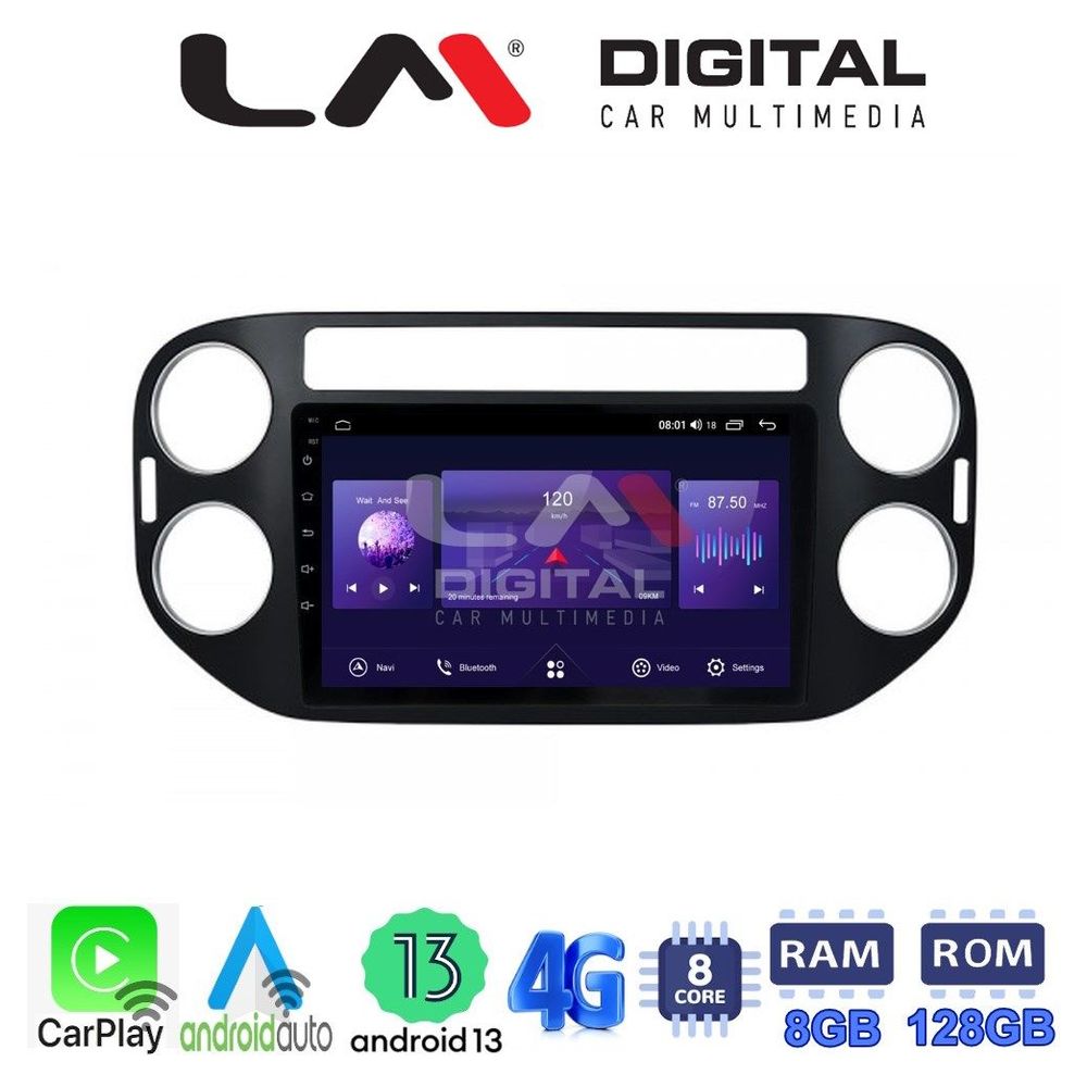 LM Digital - LM ZT8590B GPS Οθόνη OEM Multimedia Αυτοκινήτου για 0 (CarPlay/AndroidAuto/BT/GPS/WIFI/GPRS)