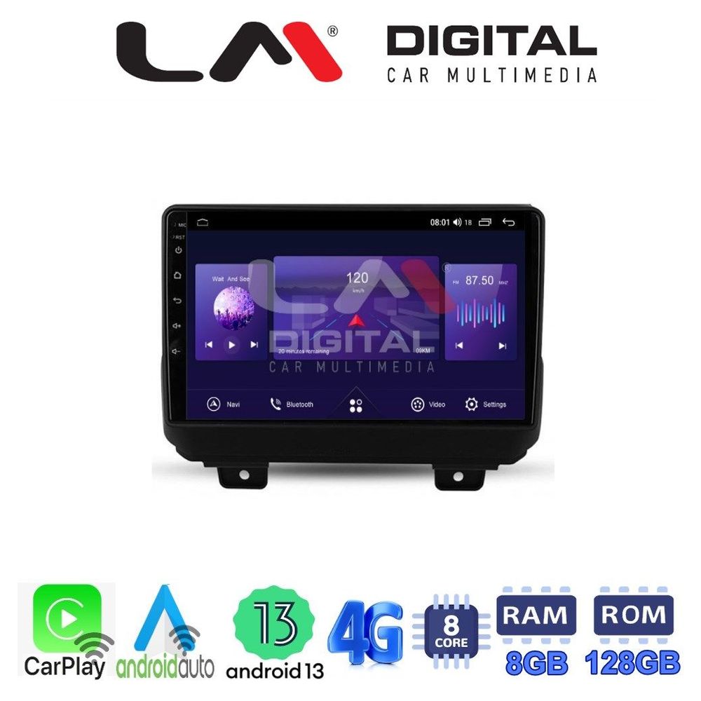 LM Digital - LM ZT8746 GPS Οθόνη OEM Multimedia Αυτοκινήτου για JEEP  WRANGLER 2018>  (CarPlay/AndroidAuto/BT/GPS/WIFI/GPRS)