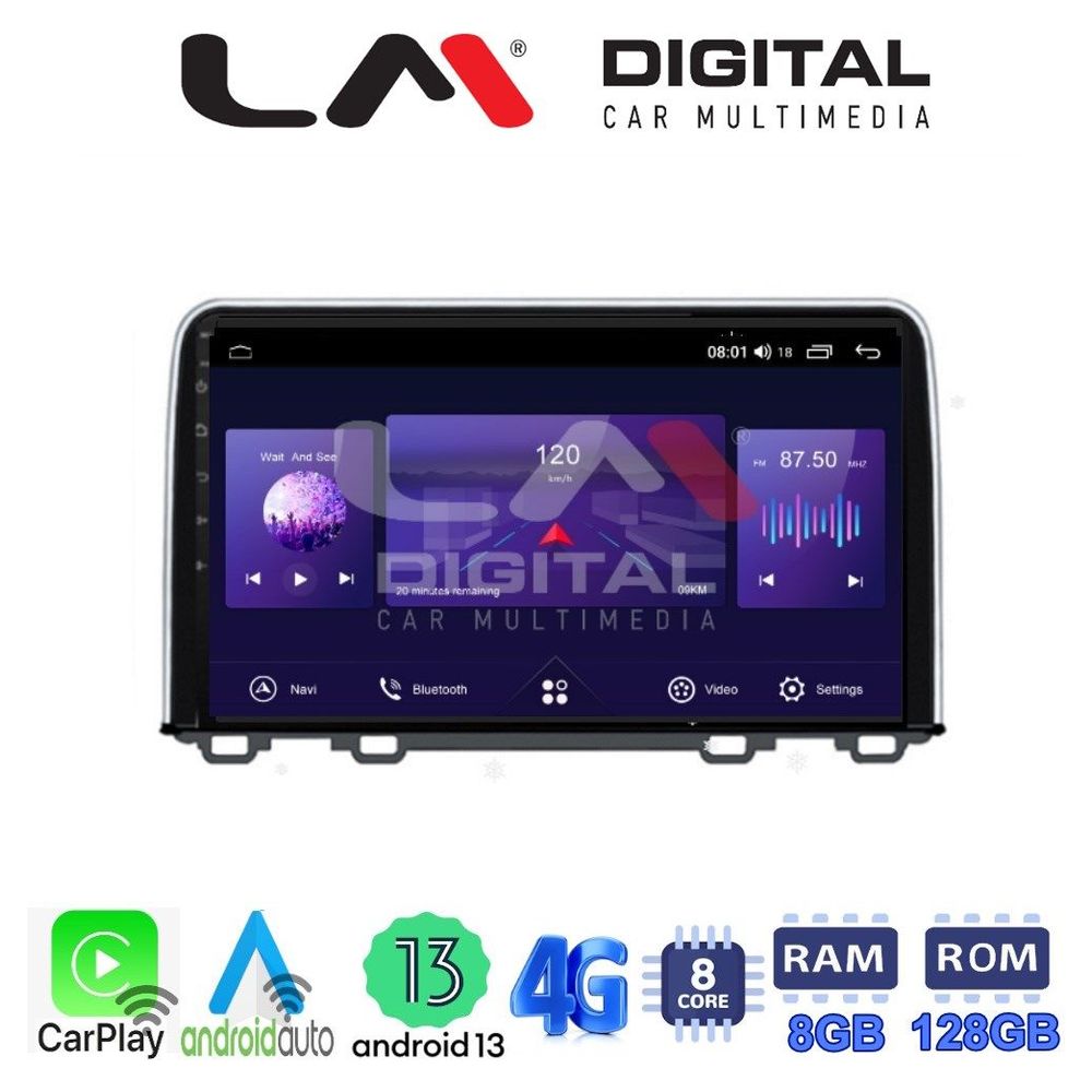 LM Digital - LM ZT8813 GPS Οθόνη OEM Multimedia Αυτοκινήτου για HONDA  CRV 2017> (CarPlay/AndroidAuto/BT/GPS/WIFI/GPRS)