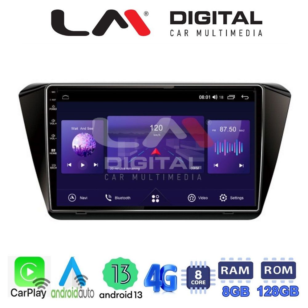 LM Digital - LM ZT8983 GPS Οθόνη OEM Multimedia Αυτοκινήτου για SKODA SUPERB 2016> (CarPlay/AndroidAuto/BT/GPS/WIFI/GPRS)