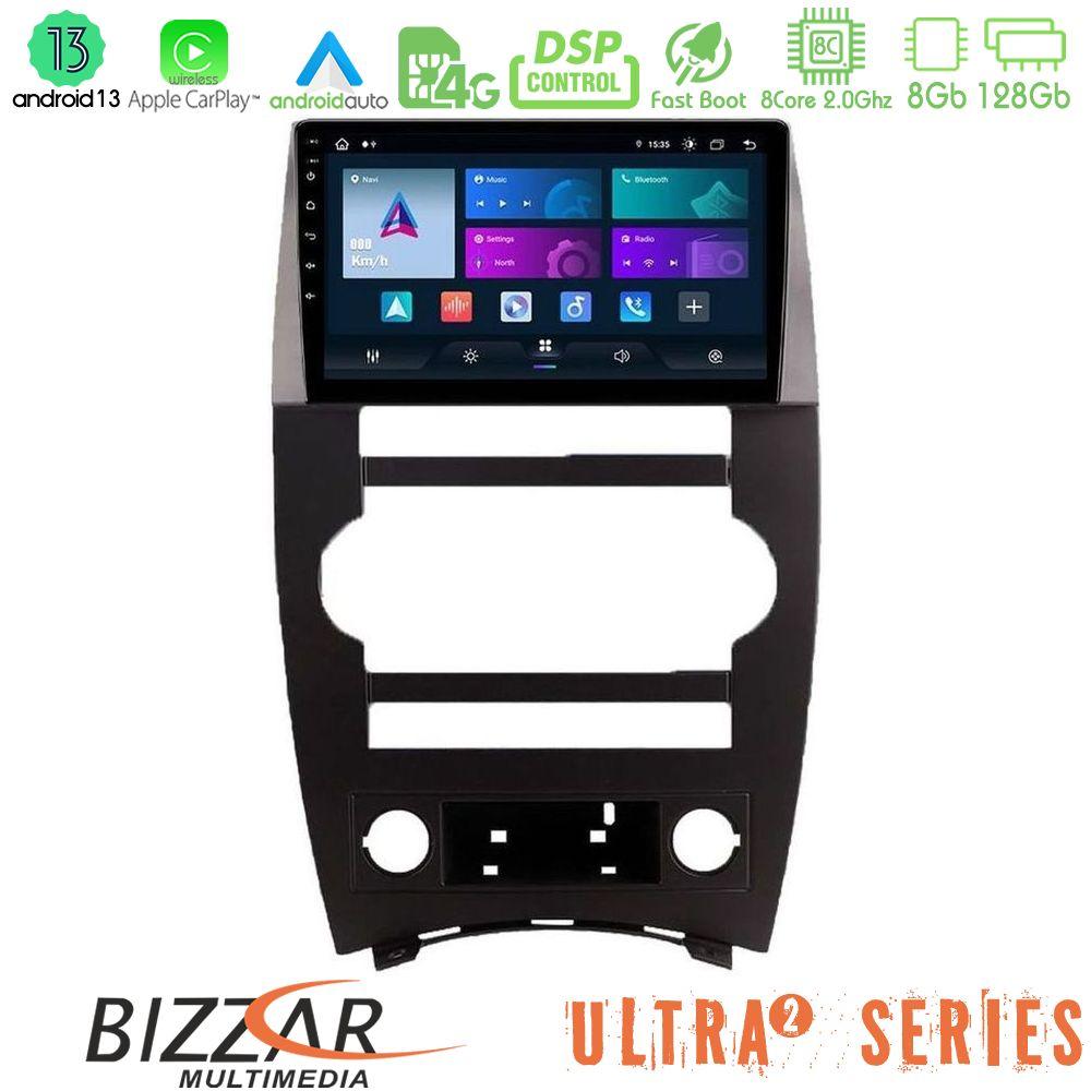 Bizzar Ultra Series Jeep Commander 2007-2008 8core Android13 8+128GB Navigation Multimedia Tablet 9" - U-UL2-JP026N