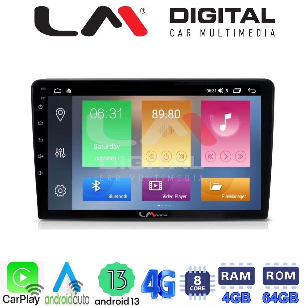 LM Digital - LM ZC8256 GPS Οθόνη OEM Multimedia Αυτοκινήτου για Mazda 2 2002 > 2007 (CarPlay/AndroidAuto/BT/GPS/WIFI/GPRS)