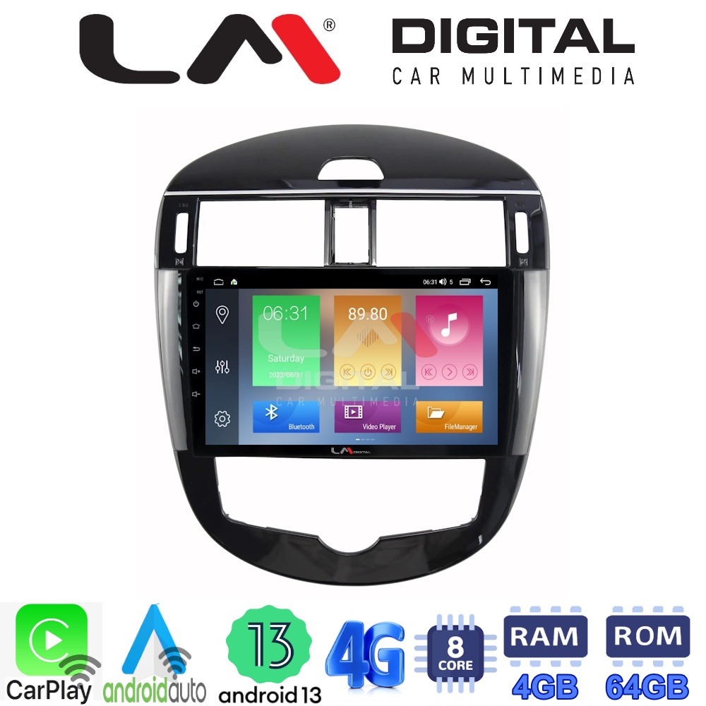 LM Digital - LM ZC8648 GPS Οθόνη OEM Multimedia Αυτοκινήτου για Nissan Pulsar 2015>  Μόνο αν το αυτοκίνητο έχει Clima (CarPlay/AndroidAuto/BT/GPS/WIFI/GPRS)