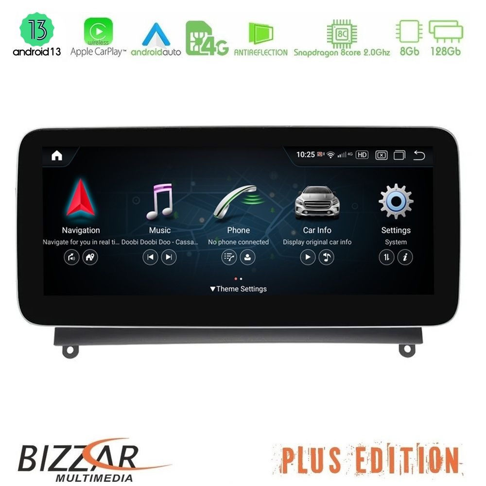 Bizzar OEM Mercedes CLS Class NTG4.0 (C218) Android13 (8+128GB) Navigation Multimedia 10