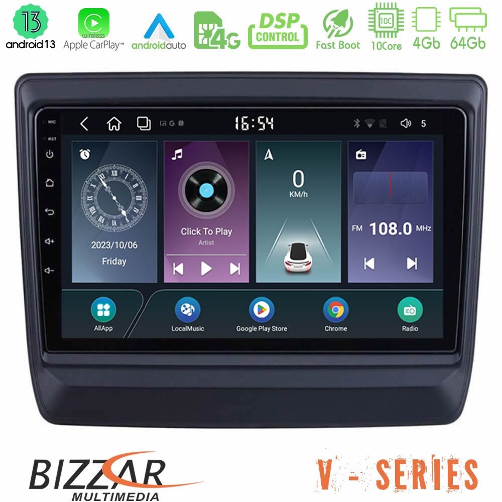 Bizzar V Series Isuzu D-MAX 2020-2023 10core Android13 4+64GB Navigation Multimedia Tablet 9" - U-V-IZ715