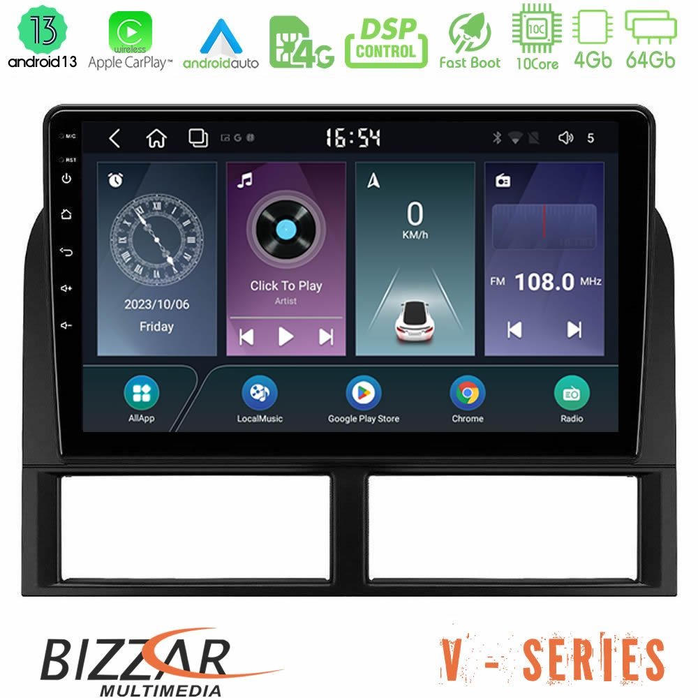 Bizzar V Series Jeep Grand Cherokee 1999-2004 10core Android13 4+64GB Navigation Multimedia Tablet 9" - U-V-JP027N