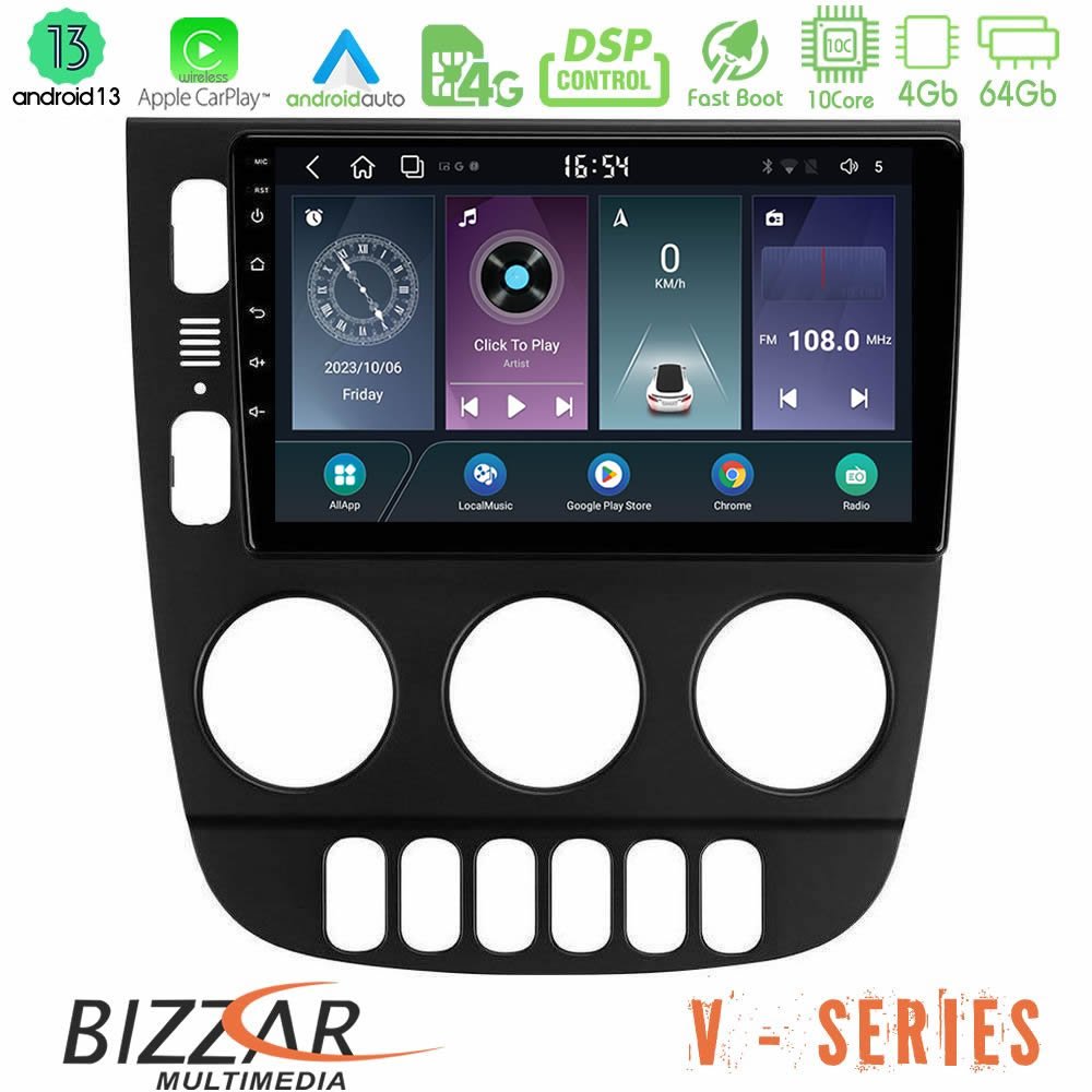 Bizzar V Series Mercedes ML Class 1998-2005 10core Android13 4+64GB Navigation Multimedia Tablet 9" - U-V-MB1418