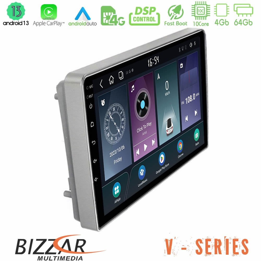 Bizzar V Series Opel Astra/Corsa/Antara/Zafira 10core Android13 4+64GB Navigation Multimedia Tablet 9" - U-V-OP0697