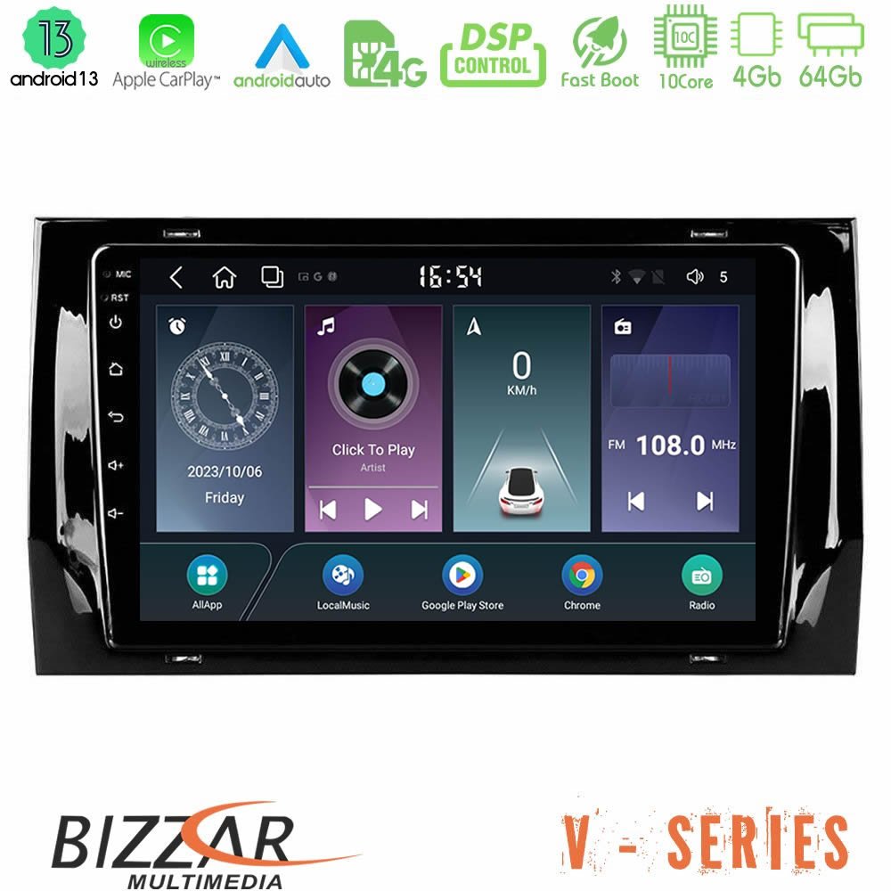 Bizzar V Series Skoda Kodiaq 2017-> 10core Android13 4+64GB Navigation Multimedia Tablet 10" - U-V-SK0187