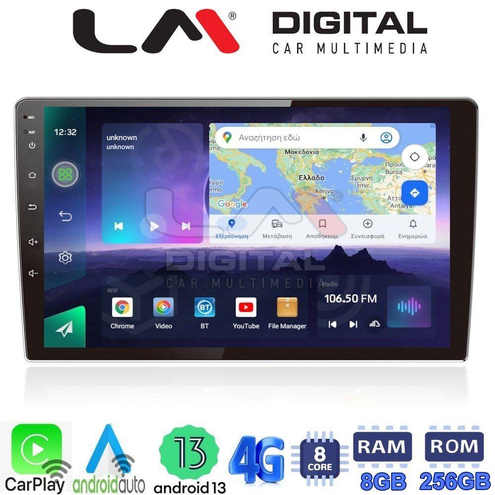 LM Digital - LM D8910 GPS Οθόνη Αυτοκινήτου Universal τυπου tablet (CarPlay/AndroidAuto/BT/GPS/WIFI/GPRS)