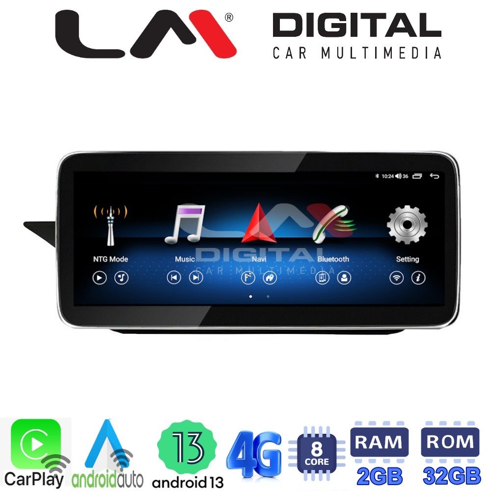 LM Digital - LM GH2 503 RO Οθόνη OEM Multimedia Αυτοκινήτου για MERCEDES E (W212) 2009 > 2012 (CarPlay/AndroidAuto/BT/GPS/WIFI/GPRS)