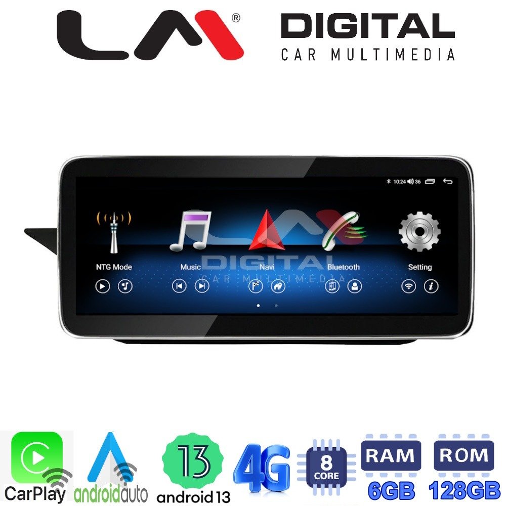 LM Digital - LM GH6 504 RO Οθόνη OEM Multimedia Αυτοκινήτου για MERCEDES E (W212) 2009 > 2012 (CarPlay/AndroidAuto/BT/GPS/WIFI/GPRS)
