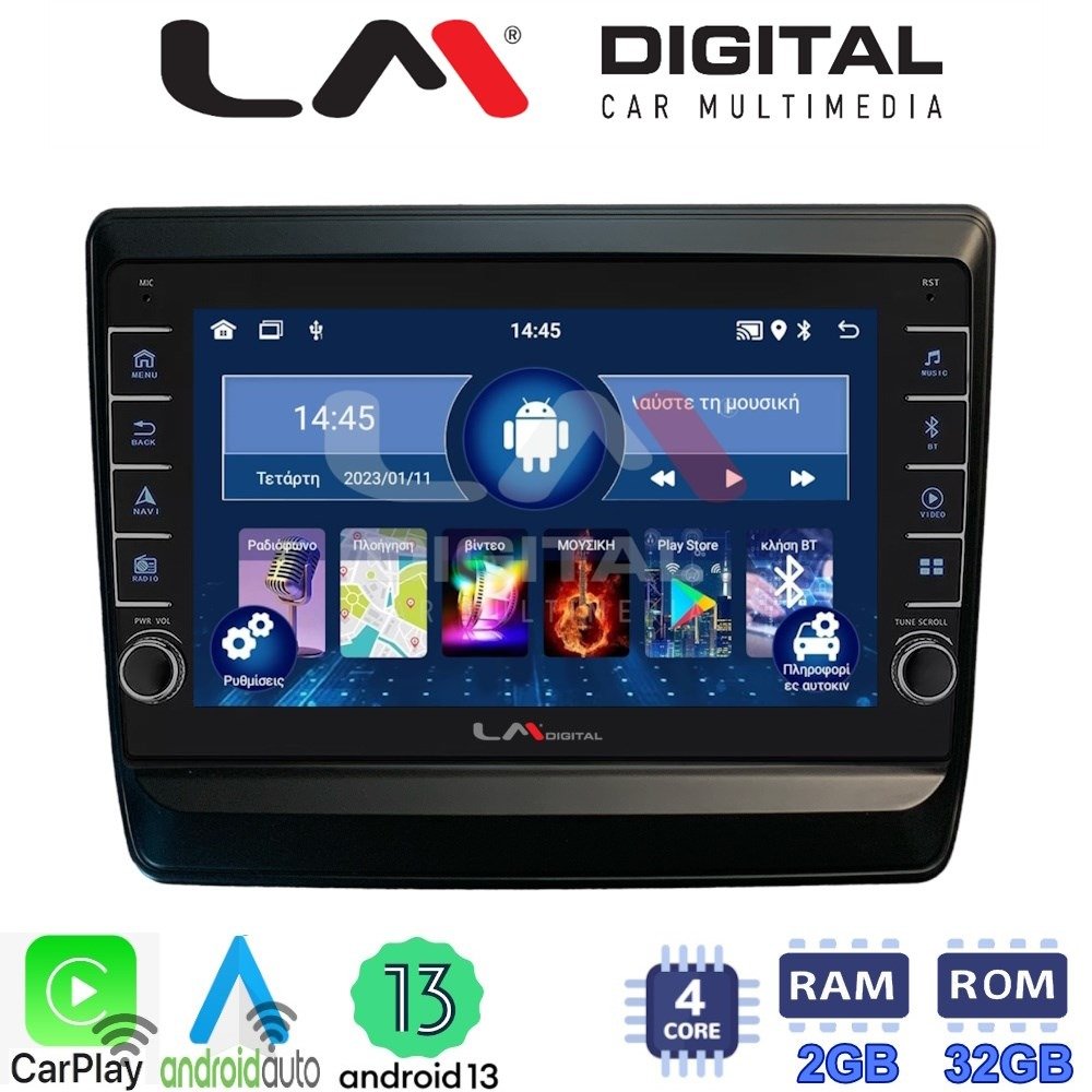 LM Digital - LM ZG4431 GPS Οθόνη OEM Multimedia Αυτοκινήτου για Isuzu DMAX 2021> (CarPlay/AndroidAuto/BT/GPS/WIFI/GPRS)