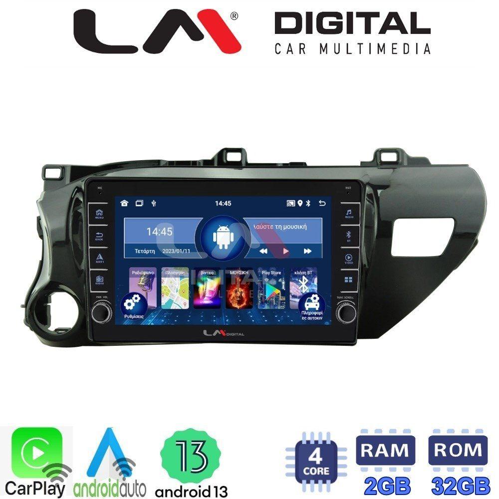 LM Digital - LM ZG4588 GPS Οθόνη OEM Multimedia Αυτοκινήτου για TOYOTA HILUX 2017>   (CarPlay/AndroidAuto/BT/GPS/WIFI/GPRS)