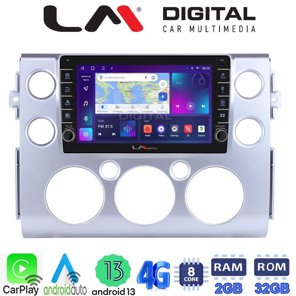 LM Digital - LM ZG8563 GPS Οθόνη OEM Multimedia Αυτοκινήτου για TOYOTA  FJ CRUISER 2014>   (CarPlay/AndroidAuto/BT/GPS/WIFI/GPRS)