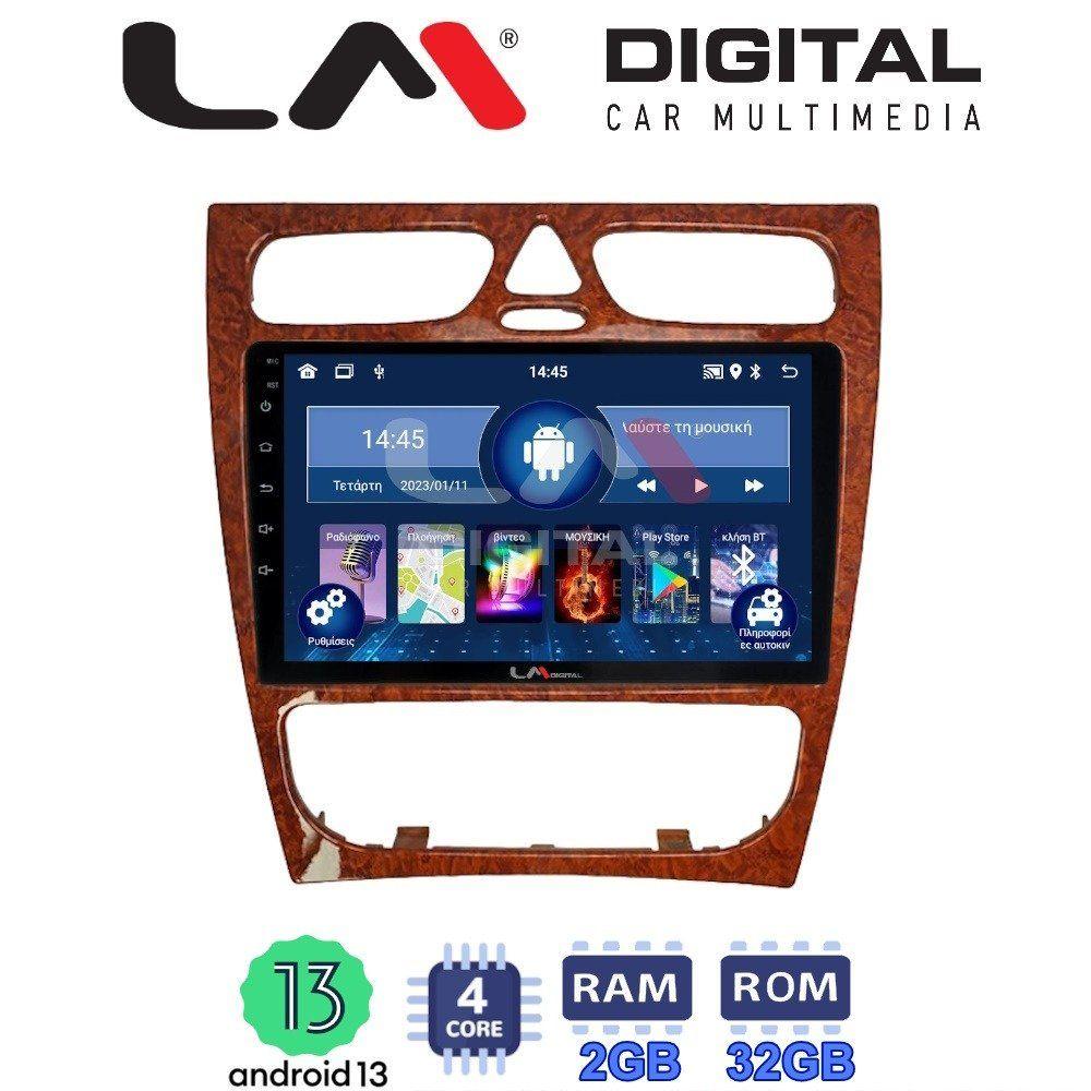 LM Digital - LM ZL4171W GPS Οθόνη OEM Multimedia Αυτοκινήτου για Mercedes C Class 1999 > 2004 (Προ Facelift) (BT/GPS/WIFI/GPRS)