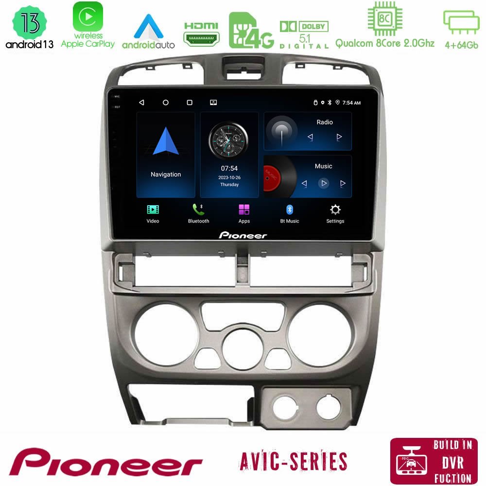 Pioneer AVIC 8Core Android13 4+64GB Isuzu D-Max 2004-2006 Navigation Multimedia Tablet 9" - U-P8-IZ0769