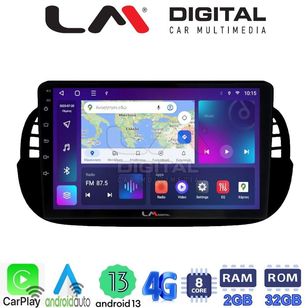 LM Digital - LM ZE8315B GPS Οθόνη OEM Multimedia Αυτοκινήτου για Fiat 500 2007 > 2016 (CarPlay/AndroidAuto/BT/GPS/WIFI/GPRS)