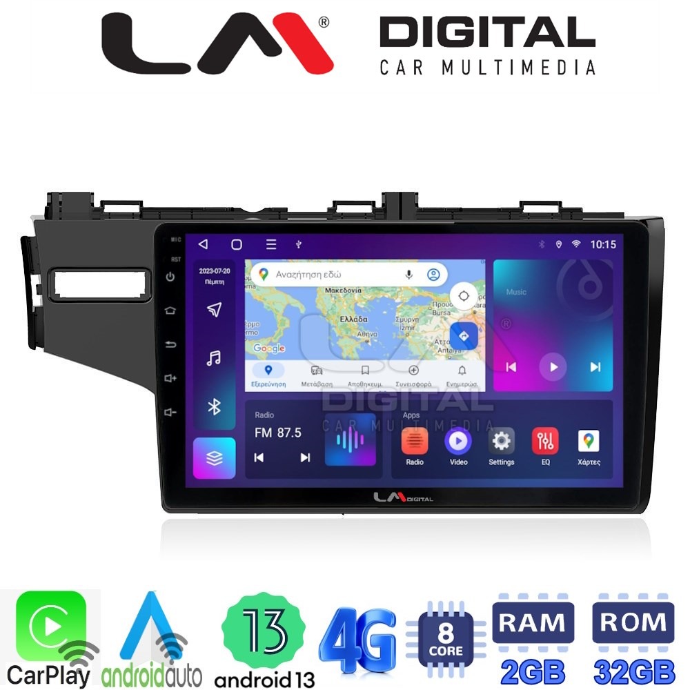 LM Digital - LM ZE8760 GPS Οθόνη OEM Multimedia Αυτοκινήτου για HONDA JAZZ 2013> (CarPlay/AndroidAuto/BT/GPS/WIFI/GPRS)