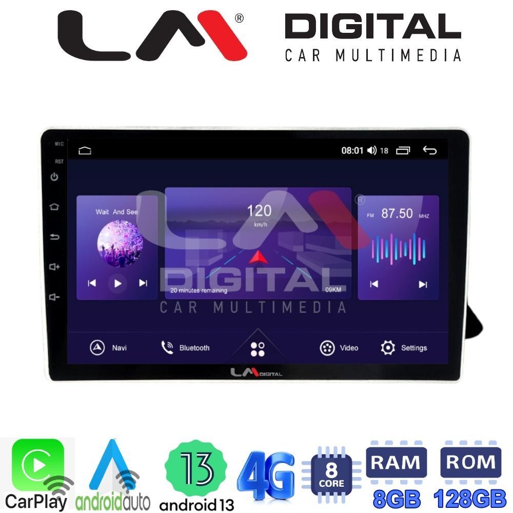 LM Digital - LM ZT8310 GPS Οθόνη OEM Multimedia Αυτοκινήτου για AUDI A4 2008 > 2013  (CarPlay/AndroidAuto/BT/GPS/WIFI/GPRS)