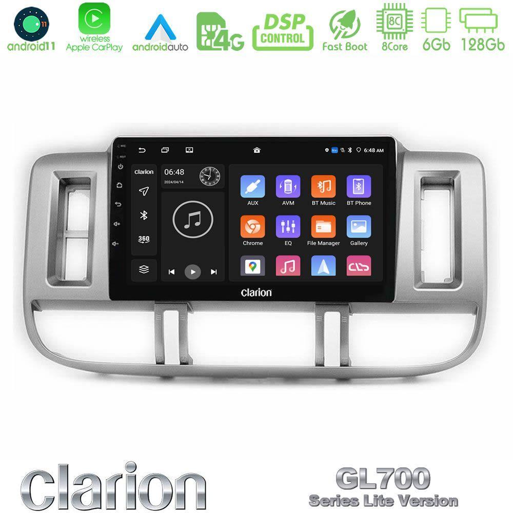 Clarion GL700 Lite Series 8Core Android11 6+128GB Nissan X-Trail (T30) 2000-2003 Navigation Multimedia Tablet 9" Με Carplay & Android Auto - U-G76L-NS0905