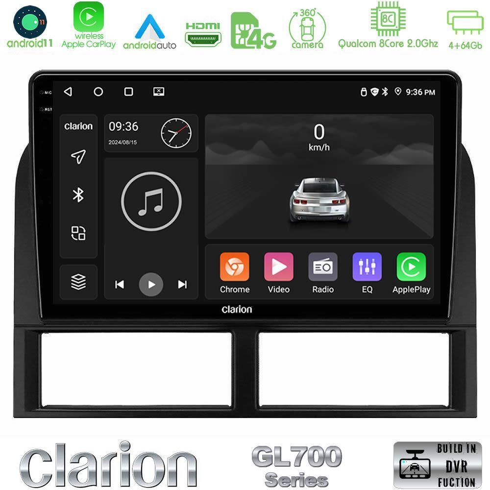 Clarion GL700 Series 8Core Android13 4+64GB Jeep Grand Cherokee 1999-2004 Navigation Multimedia Tablet 9" Με Carplay & Android Auto - U-GL7-JP027N