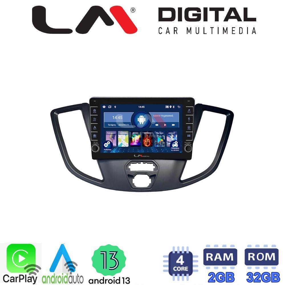 LM Digital - LM ZG4758 GPS Οθόνη OEM Multimedia Αυτοκινήτου για Ford Transit 2013 > 2018 (CarPlay/AndroidAuto/BT/GPS/WIFI/GPRS)