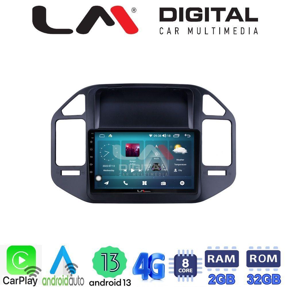 LM Digital - LM ZR8990 GPS Οθόνη OEM Multimedia Αυτοκινήτου για Mitsubishi Pajero 1999 > 2006 (CarPlay/AndroidAuto/BT/GPS/WIFI/GPRS)