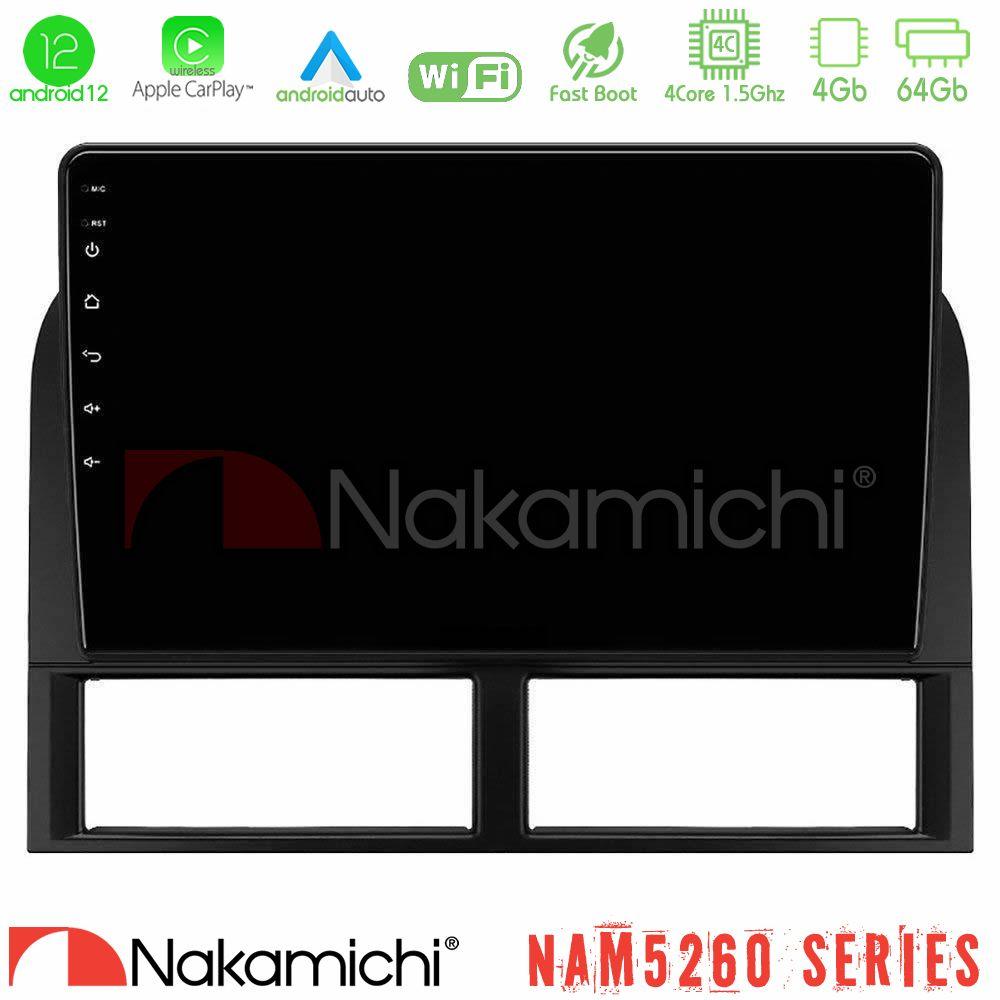 Nakamichi NAM5260 Series 4Core Android12 4+64GB Jeep Grand Cherokee 1999-2004 Navigation Multimedia Tablet 9" Με Carplay & Android Auto - U-N44-JP027N