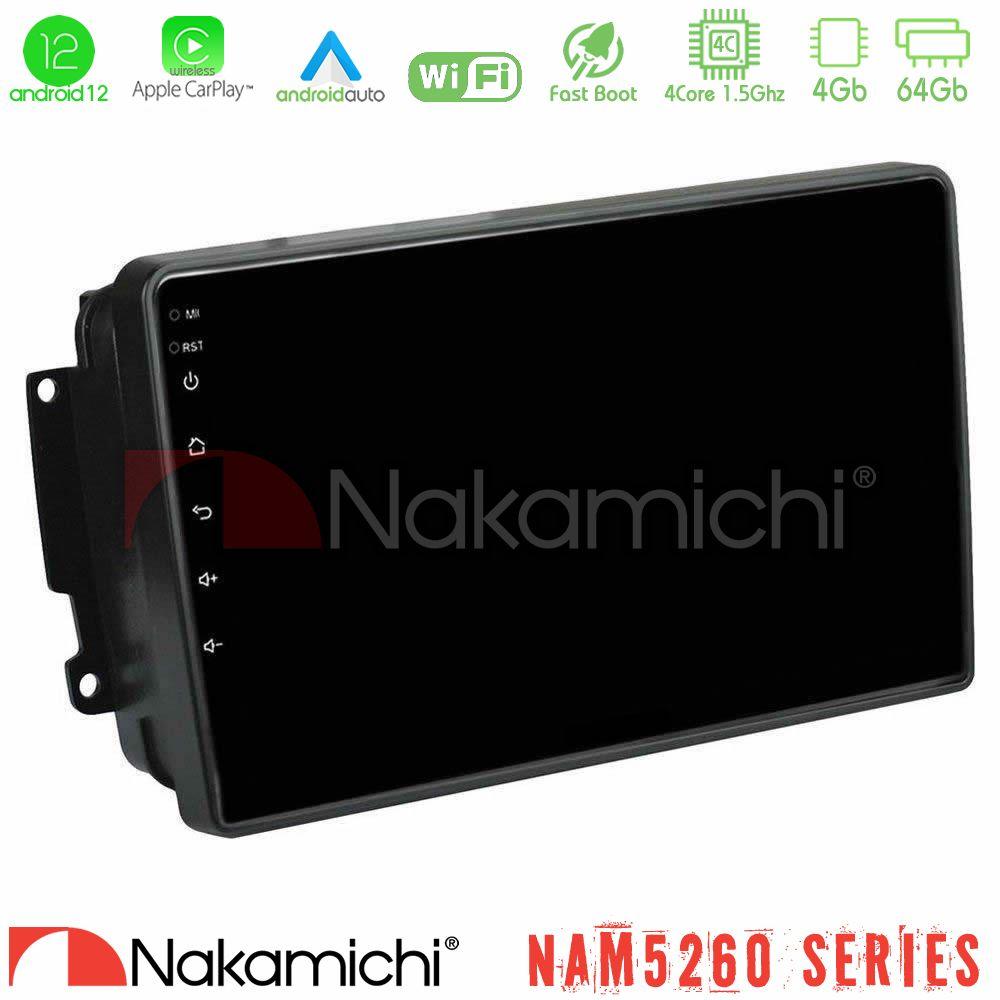 Nakamichi NAM5260 Series 4Core Android12 4+64GB Mercedes C/CLK/G Class (W203/W209) Navigation Multimedia Tablet 9" Με Carplay & Android Auto - U-N44-MB0566