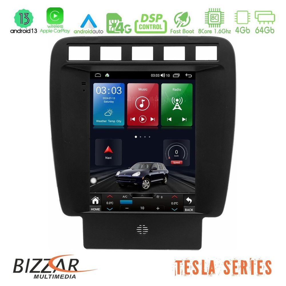 Bizzar Tesla Series 8Core Android13 4+64GB Porsche Cayenne 2003-2010 Navigation Multimedia Tablet 9.7" - U-TQG-PC8191