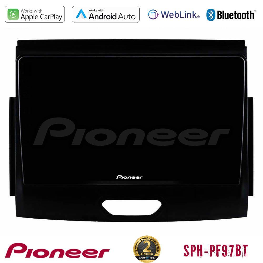 Pioneer SPH-PF97BT Series    Ford Ranger 2017-2022 Multimedia Station 9" (Tablet Style) Με Carplay & Android Auto - U-SPH-FD0496
