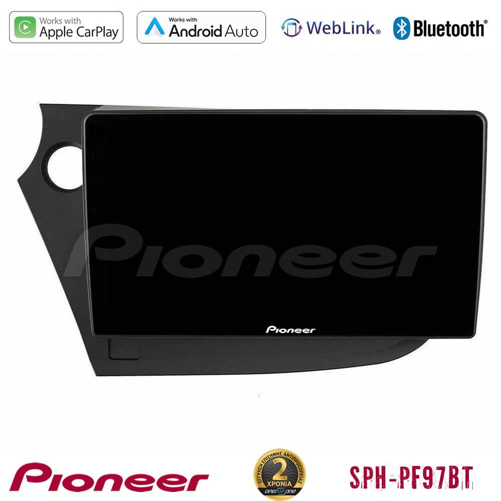Pioneer SPH-PF97BT Series    Honda Insight 2009-2015 Multimedia Station 9" (Tablet Style) Με Carplay & Android Auto - U-SPH-HD0821