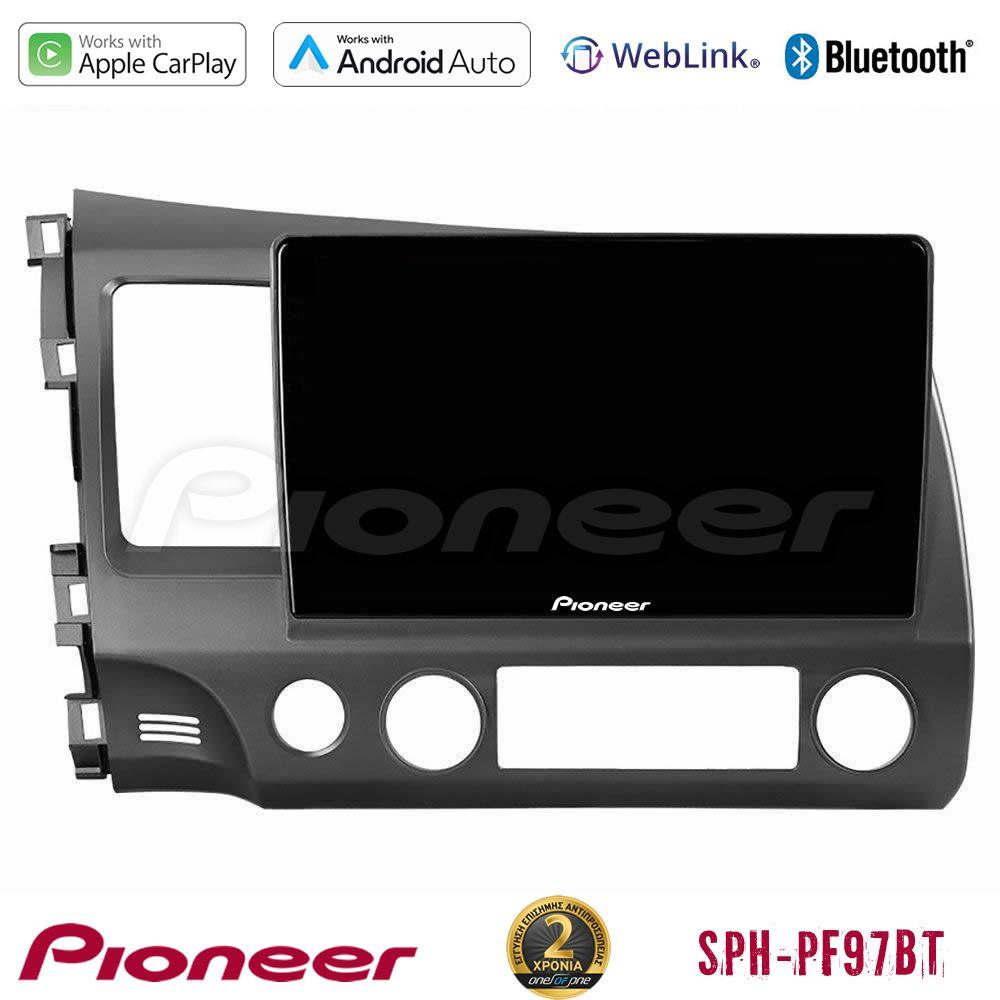 Pioneer SPH-PF97BT Series Honda Civic 2006-2011 Multimedia Station 9" (Tablet Style) Με Carplay & Android Auto - U-SPH-HD0242