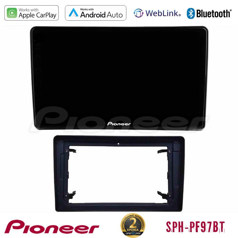 Pioneer SPH-PF97BT Series    Chrysler / Dodge / Jeep Multimedia Station 9" (Tablet Style) Με Carplay & Android Auto - U-SPH-JP0927