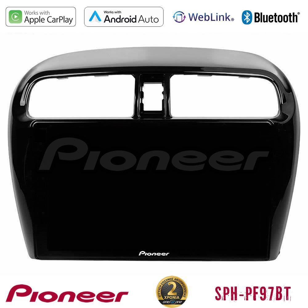 Pioneer SPH-PF97BT Series    Mitsubishi Space Star 2013-2016 Multimedia Station 9" (Tablet Style) Με Carplay & Android Auto - U-SPH-MT0602
