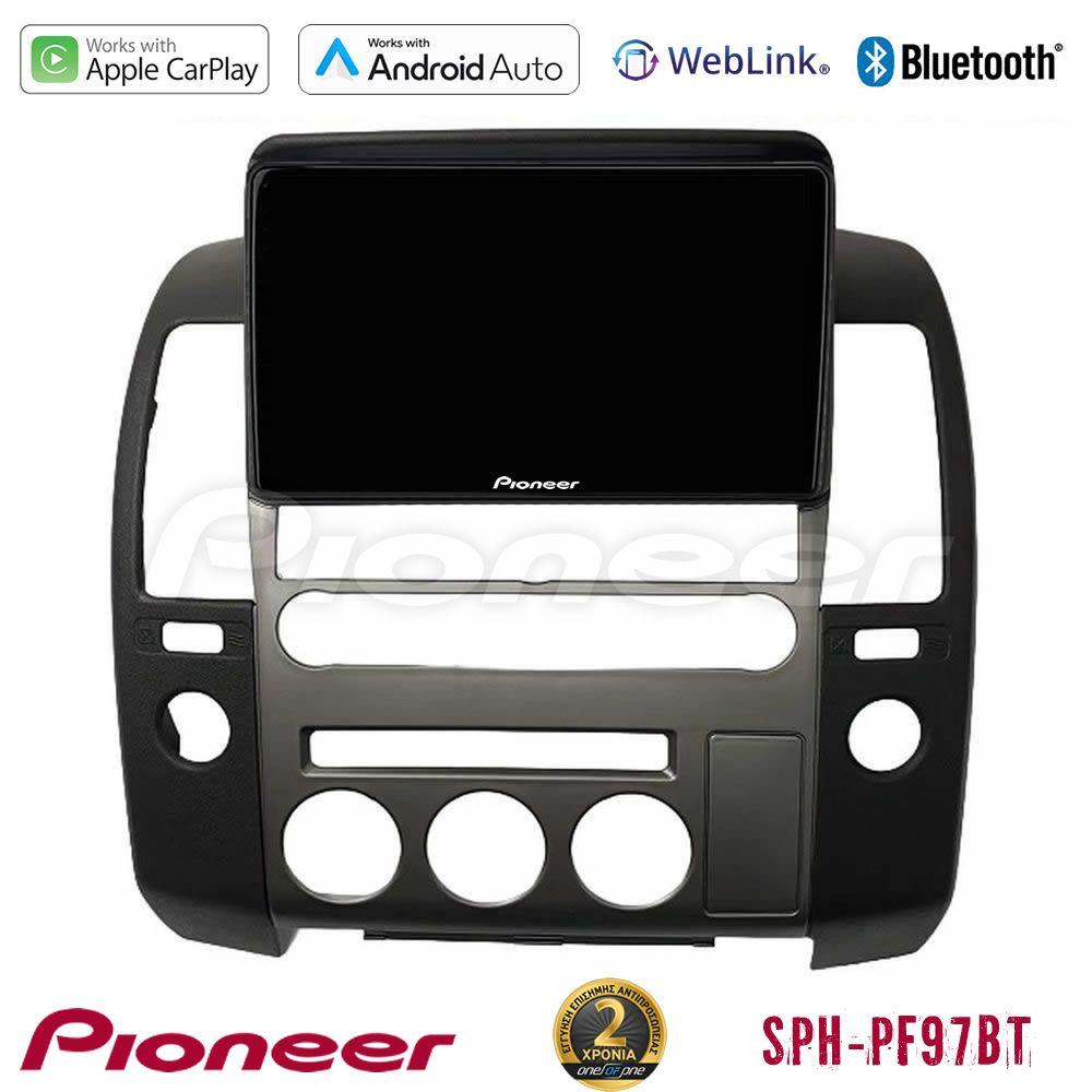 Pioneer SPH-PF97BT Series Nissan Navara D40 2006-2012 (με εργ.οθόνη) Multimedia Station 9" (Tablet Style) Με Carplay & Android Auto - U-SPH-NS1340
