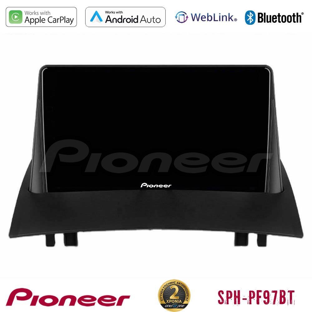 Pioneer SPH-PF97BT Series Renault Megane 2 2002-2008 Multimedia Station 9" (Tablet Style) Με Carplay & Android Auto - U-SPH-RN0717